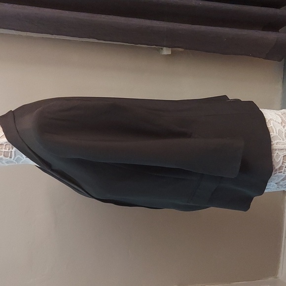 LOFT Olive Green Open Front 3/4 Length Sleeve Blazer - Picture 10 of 13